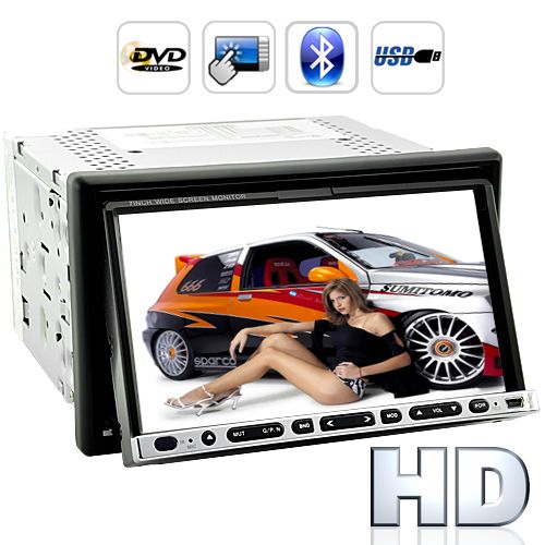 DVD do carro "Road Hammer" - Touchscreen, Bluetooth (2DIN)