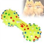 Moda Squeaky Dog Toy Dog Bite Toy Pet Dog Toy osso de borrac