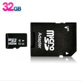 32GB Micro SD + Micro SD para SD Adapter