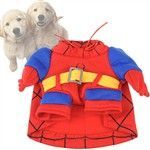 Homem-Aranha Estilo Velour Pet aquecimento roupas Outwear Br